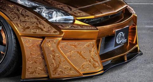 Dibuat Khusus Sultan, Nissan R35 GT-R Berkelir Emas Dibanderol Rp7,8 Miliar