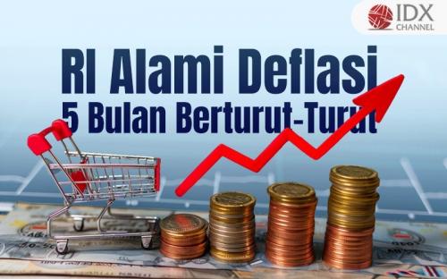 Indonesia Alami Deflasi Lima Bulan Berturut-turut