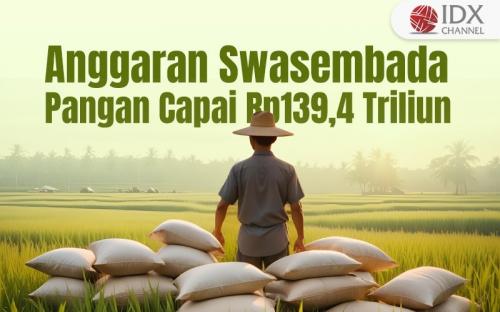 Anggaran Swasembada Pangan Capai Rp139,4 Triliun di 2025