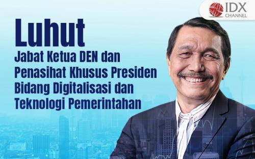 Luhut Kini Jadi Penasihat Bidang Digitalisasi dan Ketua Dewan Ekonomi Nasional 