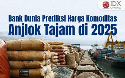 Bank Dunia Prediksi Harga Komoditas Anjlok Tajam pada 2025