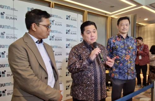 Erick Thohir Buka Suara Soal Garuda (GIAA) Diproyeksi Rugi Imbas Harga Tiket Pesawat Turun