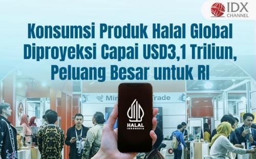 Konsumsi Produk Halal Global Diproyeksi Capai USD3,1 Triliun, Peluang Besar untuk RI