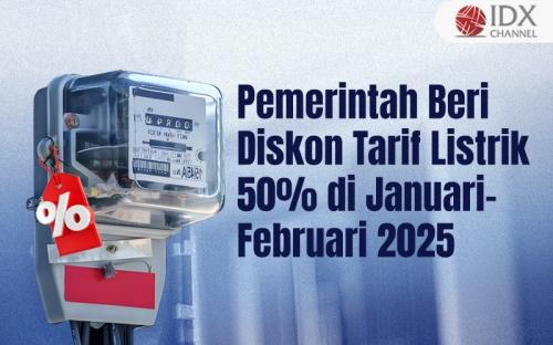 Pemerintah Beri Diskon Tarif Listrik 50 Persen Januari-Februari 2025