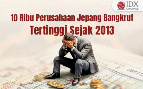 10 Ribu Perusahaan Jepang Bangkrut, Tertinggi sejak 2013