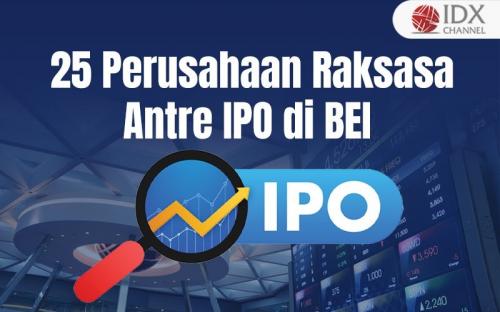25 Perusahaan Raksasa Antre IPO di BEI