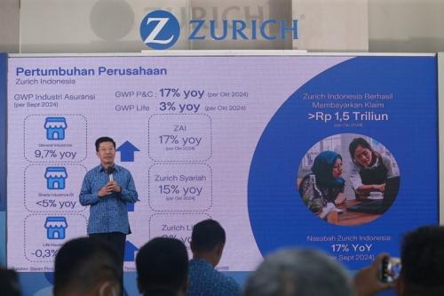 Asuransi Zurich Cetak Kenaikan Pendapatan Premi dan Jumlah Nasabah per Oktober 2024