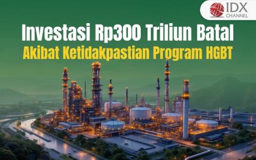 Investasi Rp300 Triliun Batal akibat Ketidakpastian Program HGBT