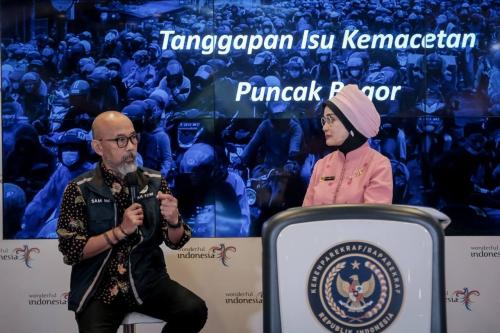 Kemenparekraf Perkuat Mitigasi Kemacetan di Puncak Bogor
